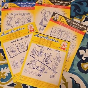 Aunt Martha's Hot Iron Transfers Collection